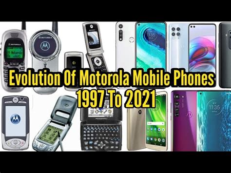Motorola Cell Phone Evolution