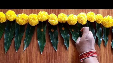 Festival Special Mamidi Thoranam Decoration Ideastoranam Making In