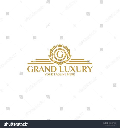 Grand Luxury Logo Tempate Stock Vector Royalty Free 1054457228