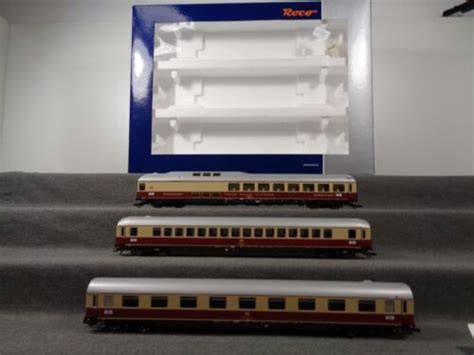 Roco H0 74135 Personenwagen Set 3 Teilig TEE Rheingold DB Ep VI 1 Kl