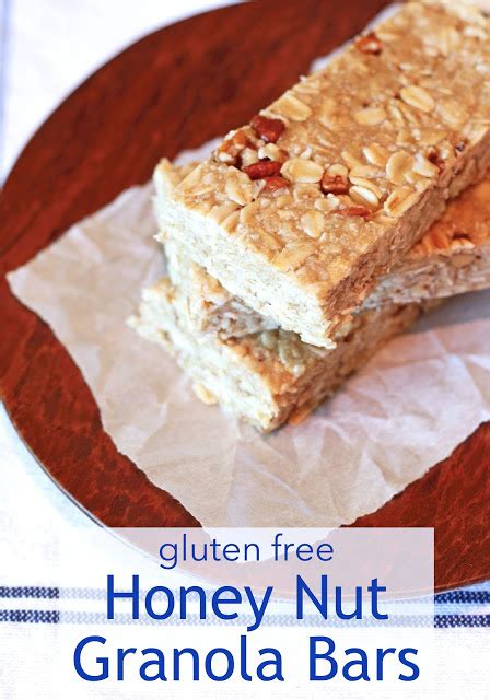 Guest Post Gluten Free Honey Nut Granola Bars Sarah Bakes Gluten Free