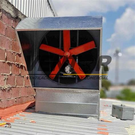 Extractor Axial De Pared Poleas Y Bandas Ventilaci N Industrial