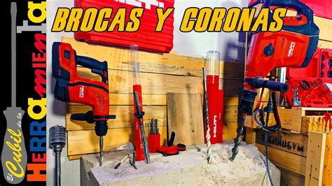 COMO TALADRAR HORMIGON PORCELANICO METAL MADERA CON HILTI TE