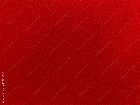 Red Velvet Fabric Texture Used As Background Empty Red Fabric