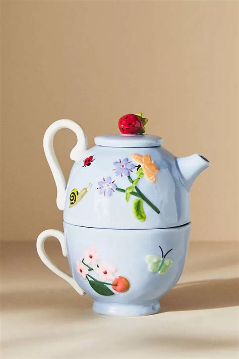 Faye Tea For One Tea Set Anthroliving