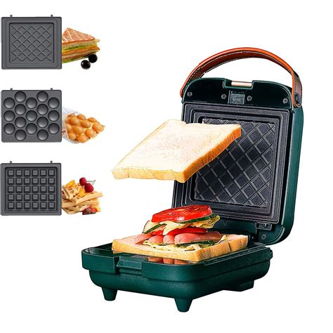 3-in-1 Sandwich Waffle Eggette Maker