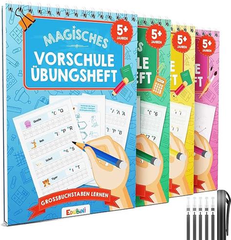 Edubini Magische Vorschule Bungshefte Ab Junge M Dchen Hefte