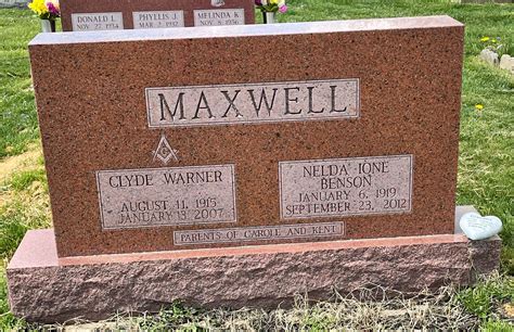 Clyde Warner Maxwell 1915 2007 Find A Grave äreminne