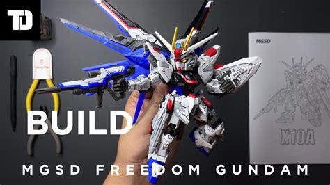 Mgsd Freedom Gundam Speed Build Asmr Build Model Kit By Gaogao