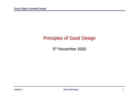 Principles Of Good Design Ppt Download