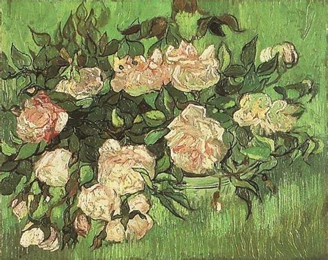 Розовые розы, Винсент Ван Гог, 1890