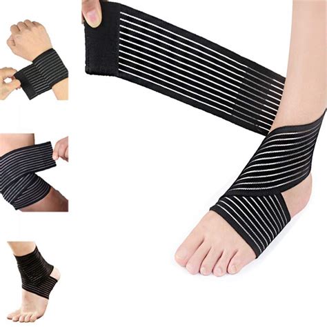 Buy Elastic Knee Brace Compression Bandage Wrap Support For Legs Ar