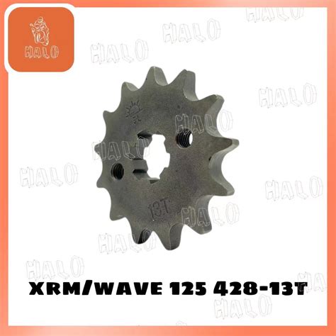 HALO MOTOR MOTORCYCLE ENGINE SPROCKET FOR XRM WAVE Lazada PH