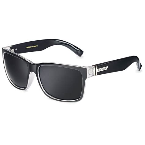 Xagger Two Tone Square Polarized Sunglasses For Men Women Uv400