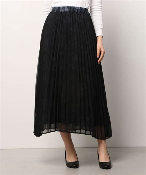 Avirex（アヴィレックス）の「pleated Chiffon Camo Print Skirt プリーツシフォンカモプリントスカート