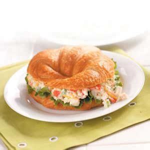 Crab Salad Croissants Recipe: How to Make It