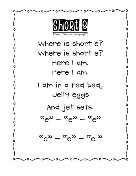 Short Vowel Poems For Handwriting Yahoo Image Search Results