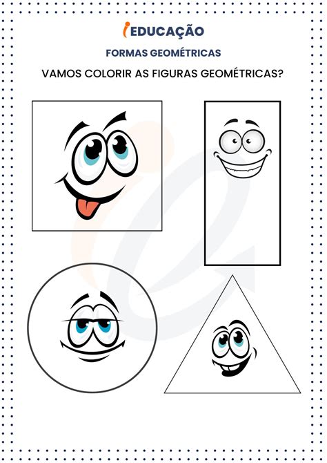 Atividades Formas Geométricas Educação Infantil