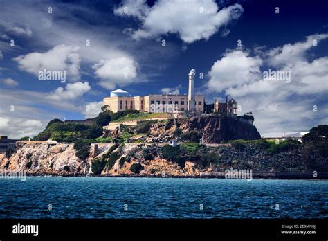 Alcatraz Prison Island In San Francisco California Legendary Prison