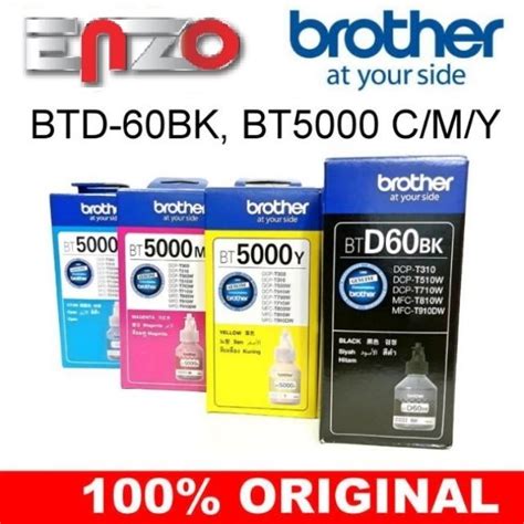 Brother Original Btd Bk Bt C M Y Ink Set For T T W T W