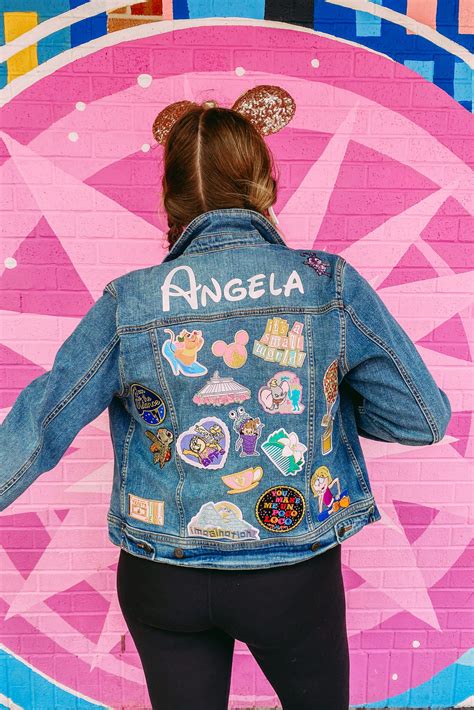 DIY Disney Patch Denim Jacket - Thrifty Pineapple