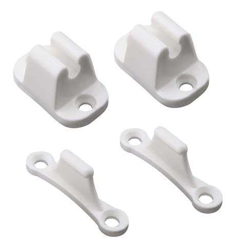 Buy Sing F Ltd 2x Door Retainer Kit T Shape Door Stop Retaining Catch Holder Set White Plastic