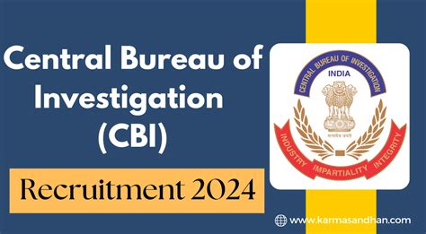 Central Bureau Of Investigation Recruitment 2024 Notification Out