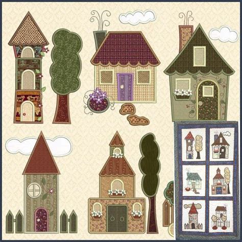 My Country Cottage Applique Create The Village Of Your Dreams Using