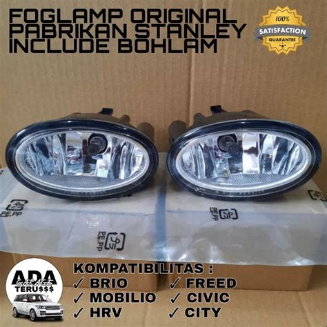 Jual FOGLAMP LAMPU KABUT ORIGINAL STANLEY HONDA BRIO FREED CIVIC CITY