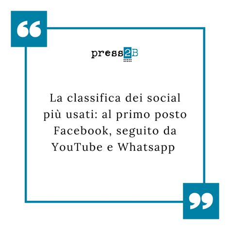 Quali Sono I Social Network Pi Usati Nel