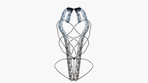 3D Model Sexy Lingerie SS30 VR AR Low Poly CGTrader