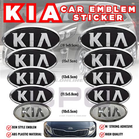 Cpo Kia Car Logo Emblem Car Front Grille Emblem Logo Rear Trunk Badge