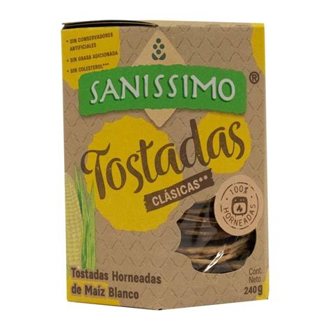 Tostadas De Ma Z Sanissimo Horneadas G Walmart