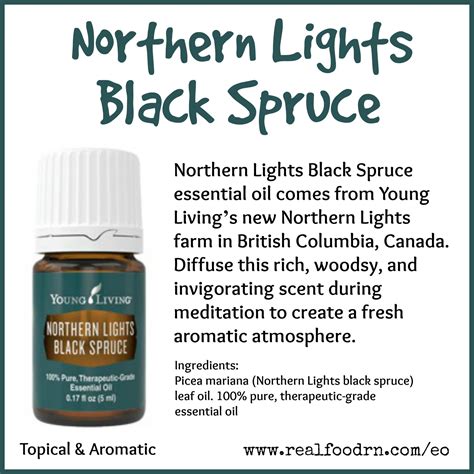 Northern Lights Black Spruce Essential Oil - Real Food RN