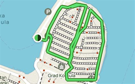 Korcula Old Town Map