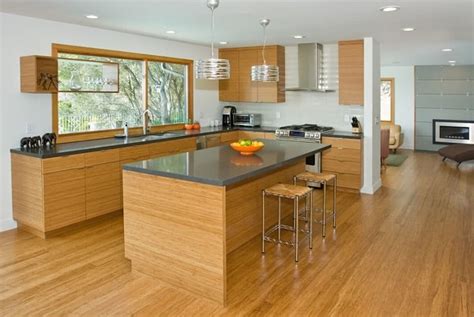 Bamboo Kitchen Cabinets：For House, Villa , Apartments Projects