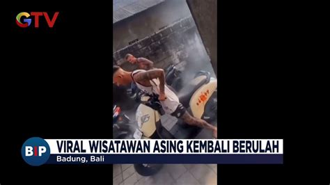 VIRAL Wisatawan Asing Di Bali Kembali Berulah Dengan Sepeda Motor