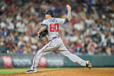 Atlanta Pitcher Jesse Chavez 60 Throws Editorial Stock Photo - Stock Image | Shutterstock