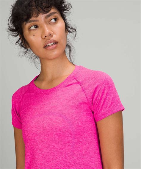 Lululemon Swiftly Tech Short Sleeve Shirt Race Length Pow Pink