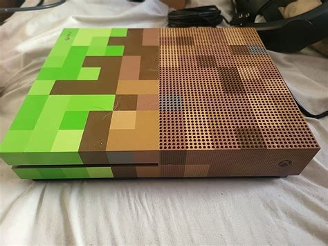 Xbox One S Minecraft Limited Edition Bundle 1tb Green And Brown Console W Games 889842199062 Ebay