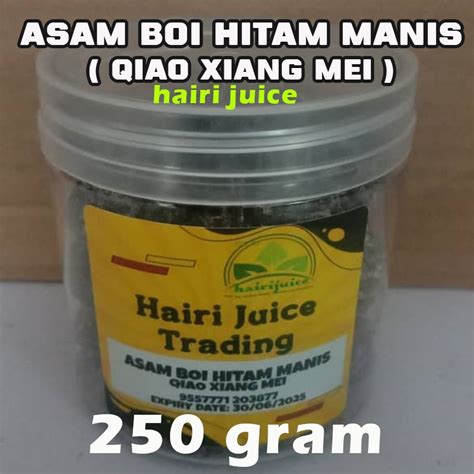 Asam Boi Hitam Manis Qiao Xiang Mei Shopee Malaysia