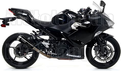 Arrow Full System Exhaust Open Rc Pro Race Black Kawasaki Ninja