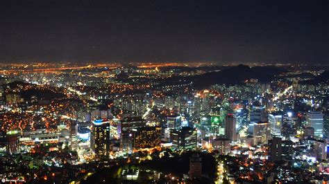 seoul south korea  night
