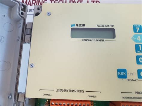 Flexim Fluxus Adm 7407 Ultrasonic Flowmeter Aeliya Marine