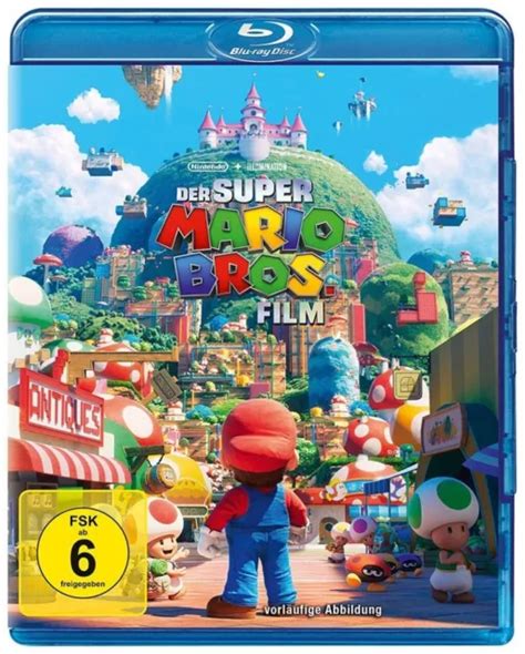 VORBESTELLUNG DER SUPER Mario Bros Film 2023 Blu ray NEU OVP VÖ 22