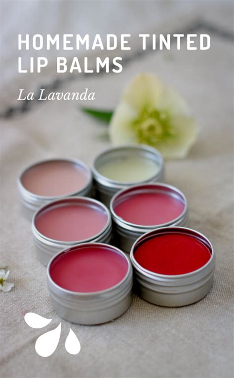 Homemade Tinted Lip Balms Organic Easy To Make La Lavanda Diy