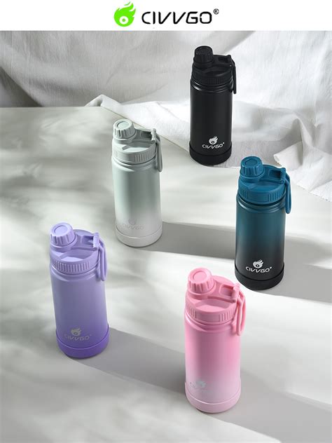 Civvgo Original Vacuum Flask Free Paracord Tumbler Hot And Cold Wide Mouth With Cap Lid