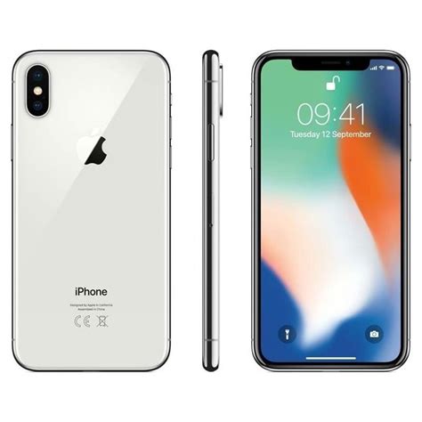 Apple Iphone X Gb Silver Refurbished Gctech