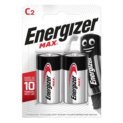 Energizer Lot De 2 Piles Alcaline Lr14 C Max 15 V Energizer