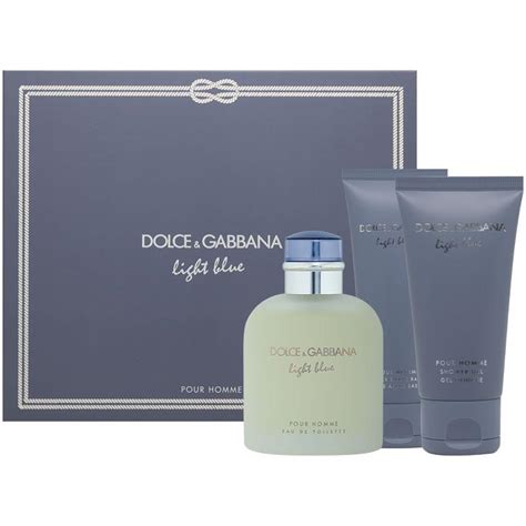 Buy Dolce And Gabbana For Men Light Blue 125ml 3 Piece Set Online At Chemist Warehouse®